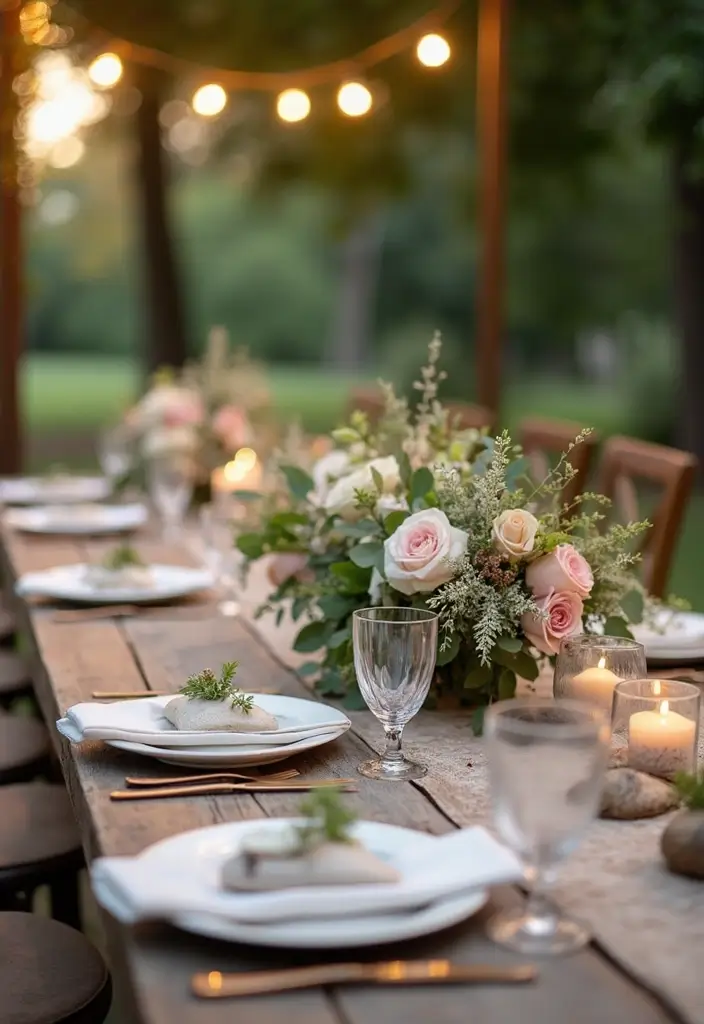 30 Wedding Decor Ideas to Wow Your Guests Instantly - 16. Natural Stone Decor