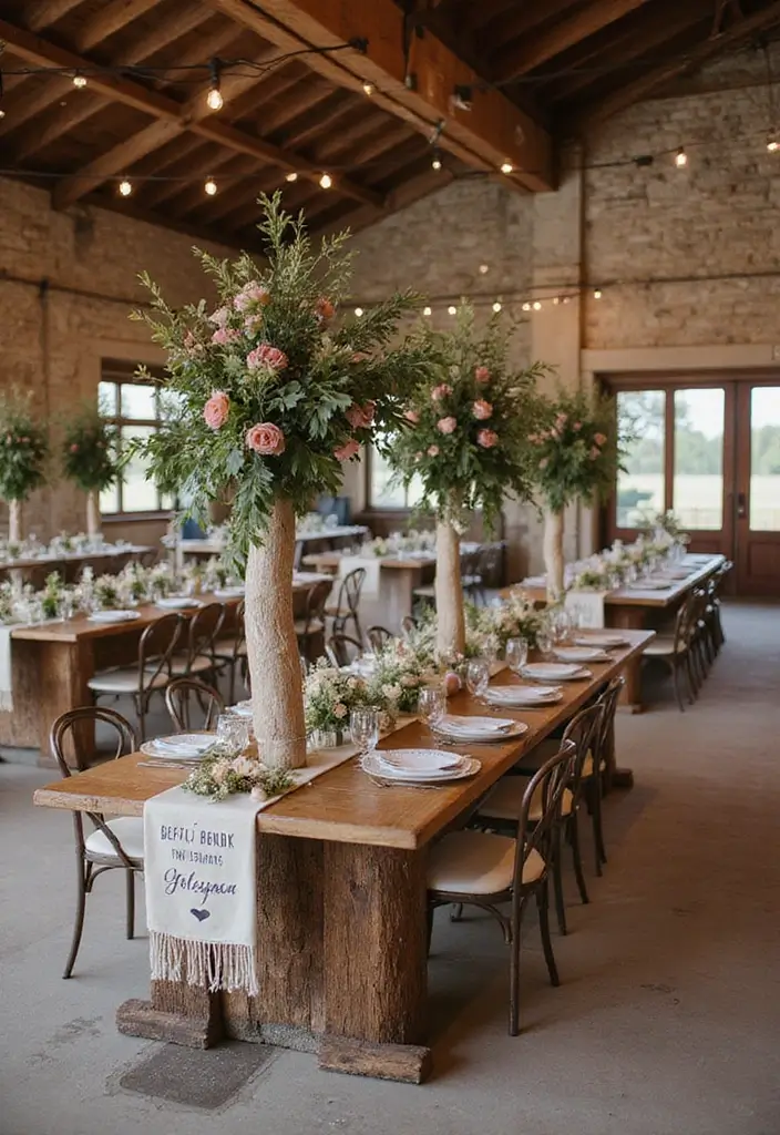 30 Wedding Decor Ideas to Wow Your Guests Instantly - 25. Reclaimed Wood Decor