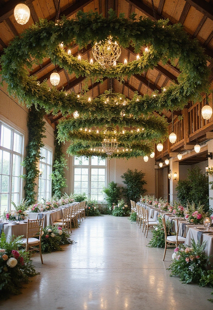 30 Wedding Decor Ideas to Wow Your Guests Instantly - 26. Floral Hoop Decorations
