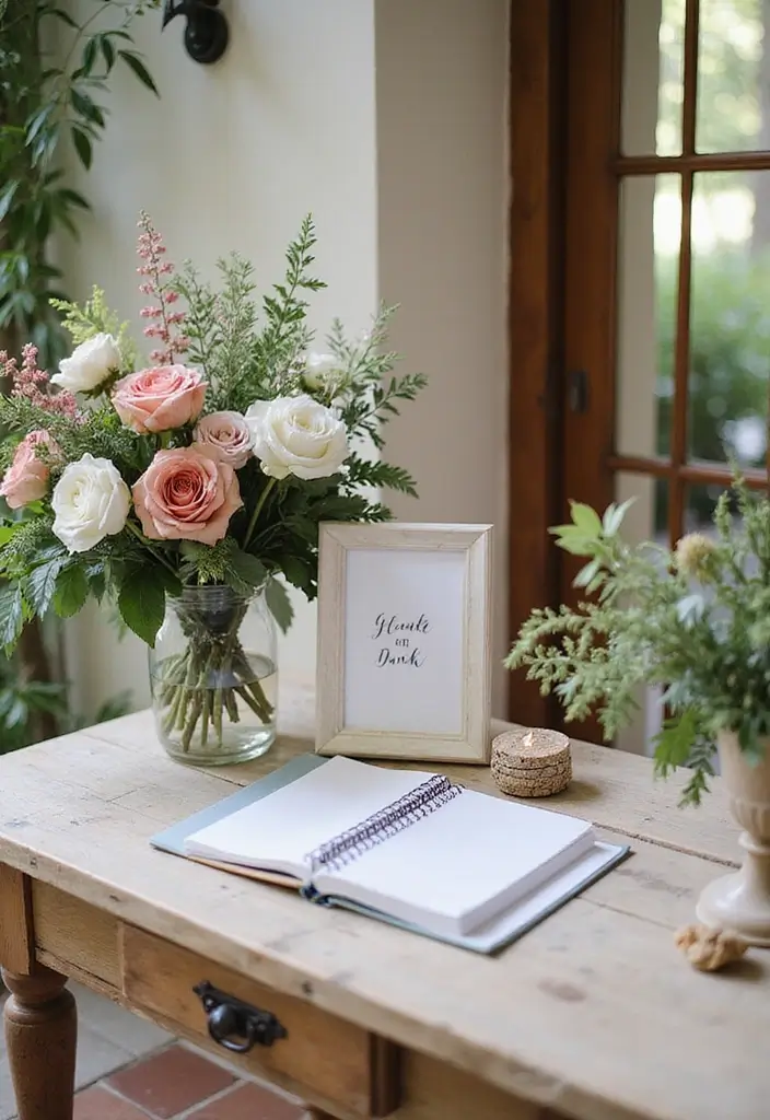 30 Wedding Entrance Decorations That Create a Grand First Impression 18 30 Wedding Entrance Decorations That Create a Grand First Impression - 17. Wedding Welcome Table