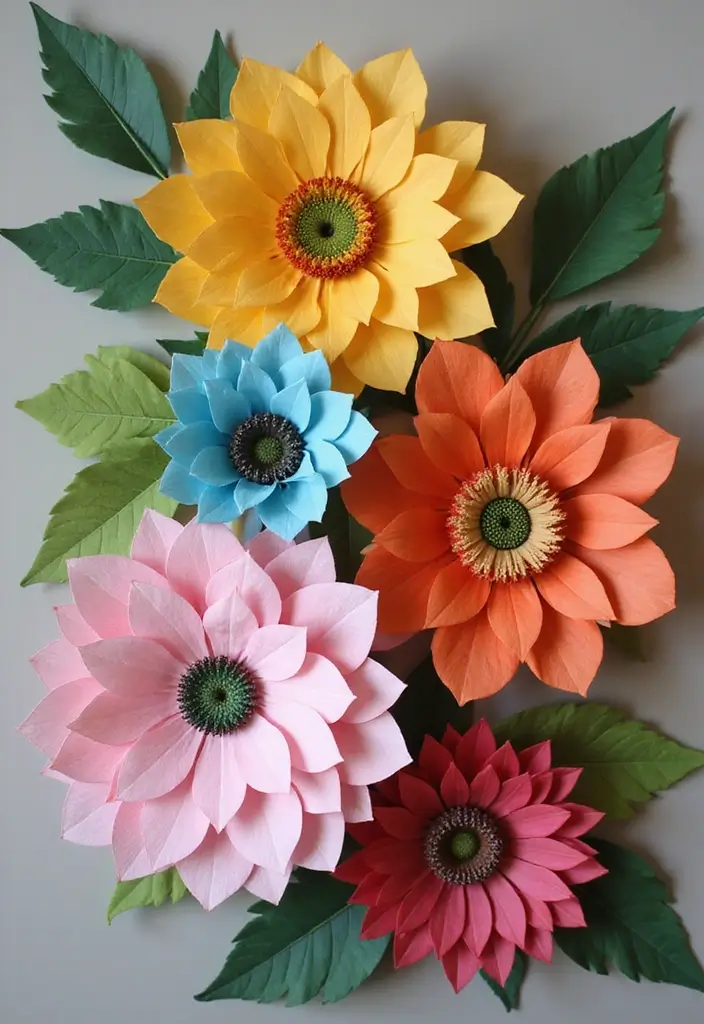 30 Wedding Entrance Decorations That Create a Grand First Impression 7 30 Wedding Entrance Decorations That Create a Grand First Impression - 6. Recycled Paper Bouquets