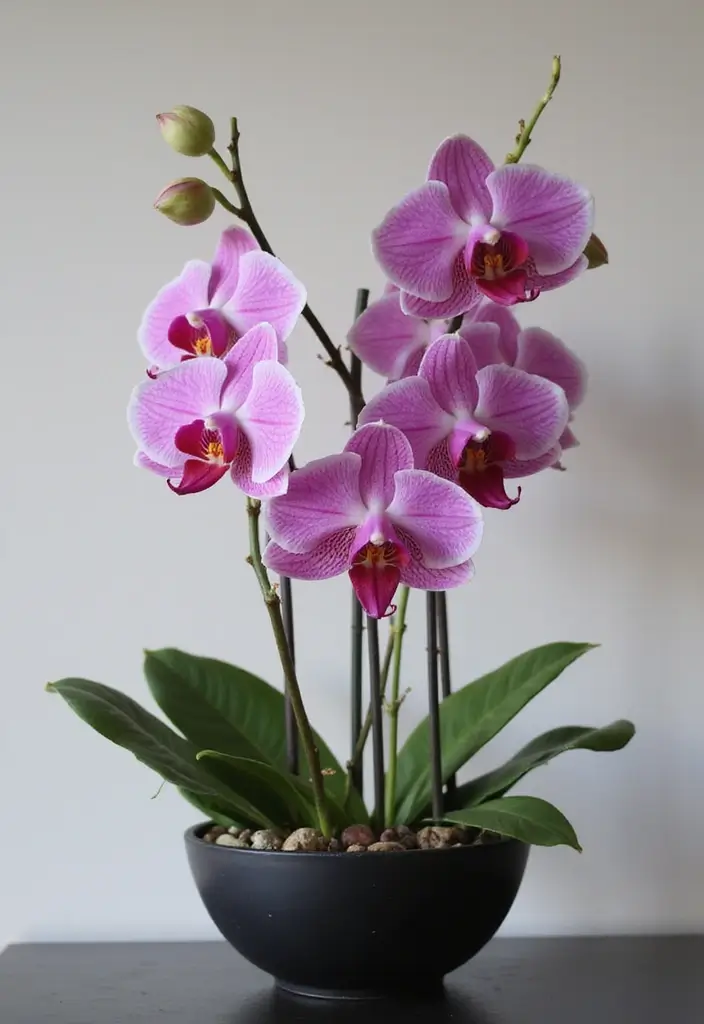 30 Wedding Flower Arrangements That Add Romance to Every Corner - 13. Elegant Orchid Florals