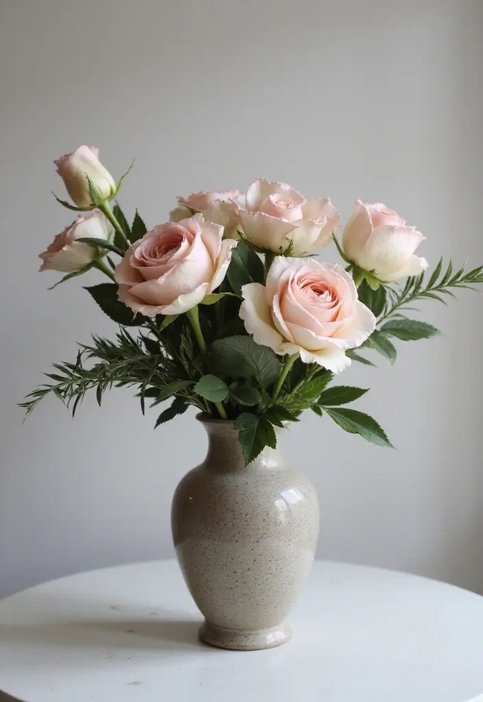 30 Wedding Flower Arrangements That Add Romance to Every Corner - 19. Chic Silk Flower Arrangements