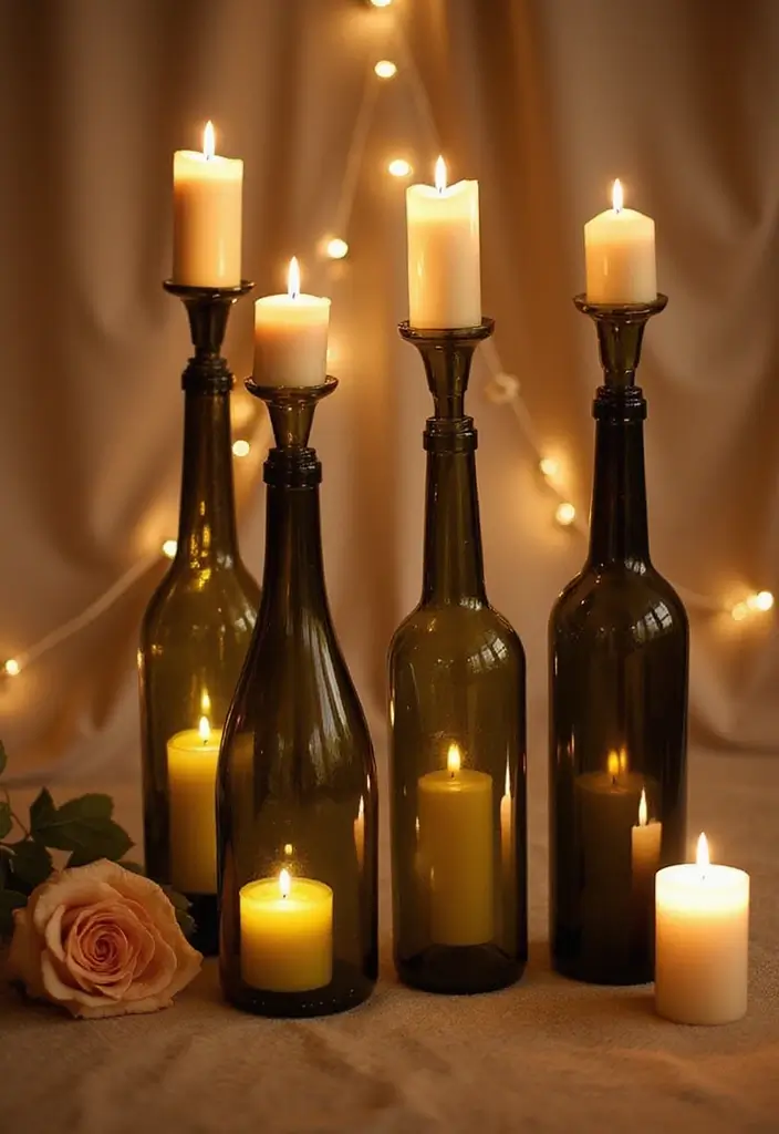 30 Wedding Gifts for Guests That Are Thoughtful and Affordable 22 30 Wedding Gifts for Guests That Are Thoughtful and Affordable - 22. Upcycled Wine Bottles