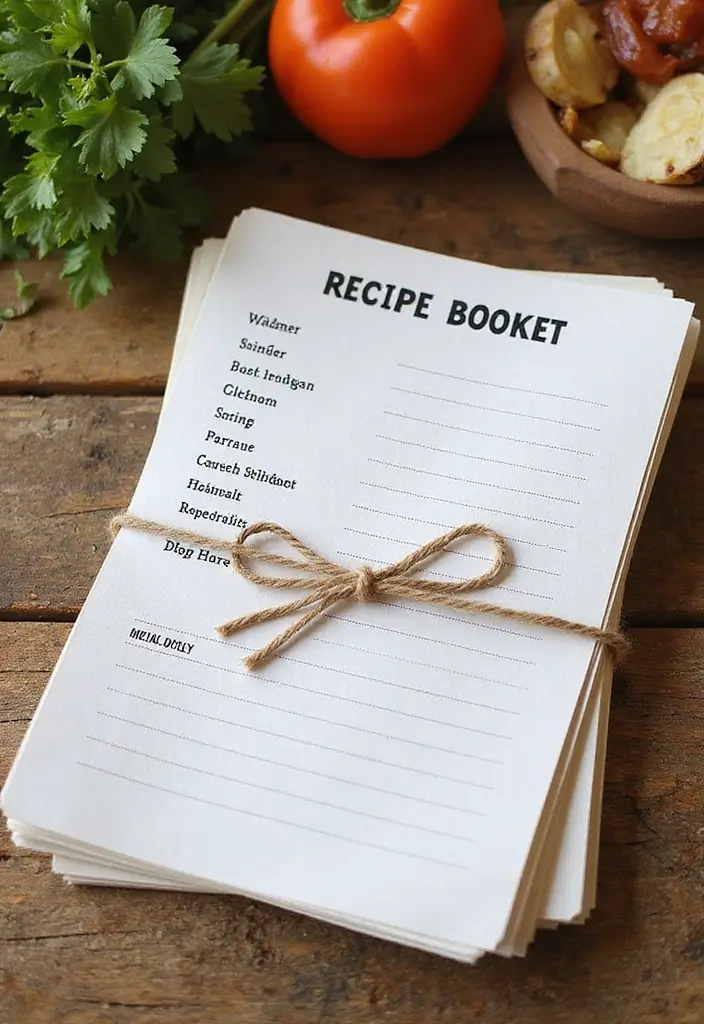 30 Wedding Gifts for Guests That Are Thoughtful and Affordable 25 30 Wedding Gifts for Guests That Are Thoughtful and Affordable - 25. DIY Recipe Booklets