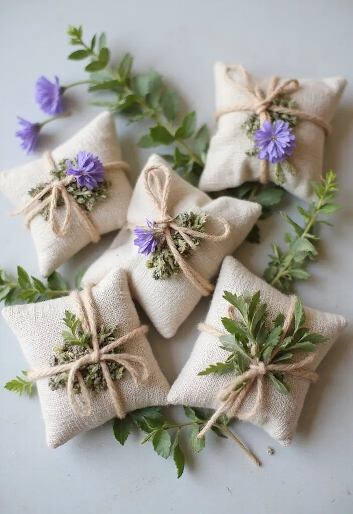 30 Wedding Gifts for Guests That Are Thoughtful and Affordable 26 30 Wedding Gifts for Guests That Are Thoughtful and Affordable - 26. Herbal Sachets