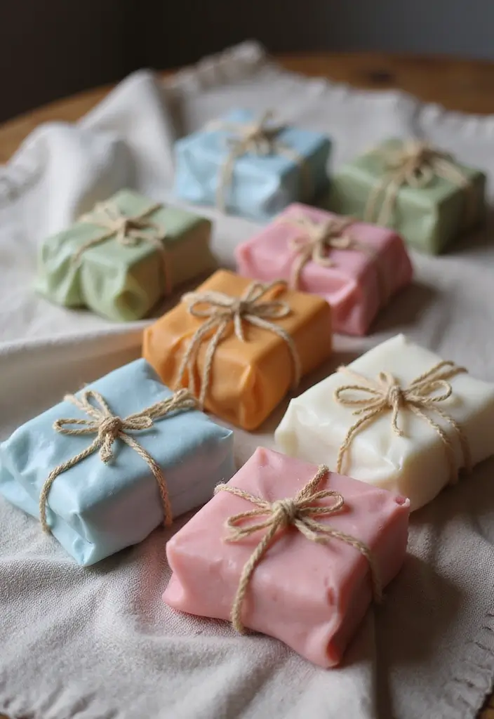 30 Wedding Gifts for Guests That Are Thoughtful and Affordable 4 30 Wedding Gifts for Guests That Are Thoughtful and Affordable - 4. Handcrafted Soaps
