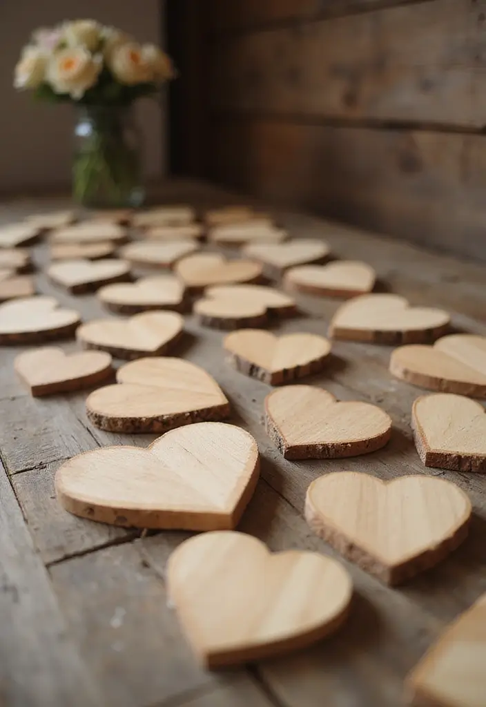 30 Wedding Guest Book Ideas That Are Fun and Creative 10 30 Wedding Guest Book Ideas That Are Fun and Creative - 10. Wooden Heart Guest Book