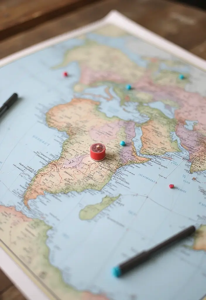 30 Wedding Guest Book Ideas That Are Fun and Creative 11 30 Wedding Guest Book Ideas That Are Fun and Creative - 11. Interactive Map Guest Book