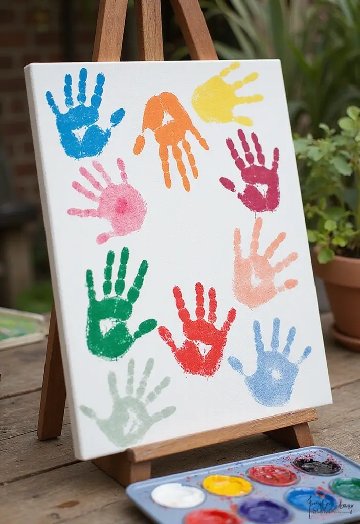 30 Wedding Guest Book Ideas That Are Fun and Creative 27 30 Wedding Guest Book Ideas That Are Fun and Creative - 27. Handprint Canvas Guest Book