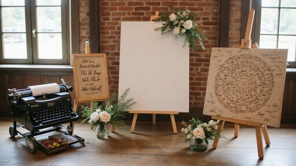 30 Wedding Guest Book Ideas That Are Fun and Creative