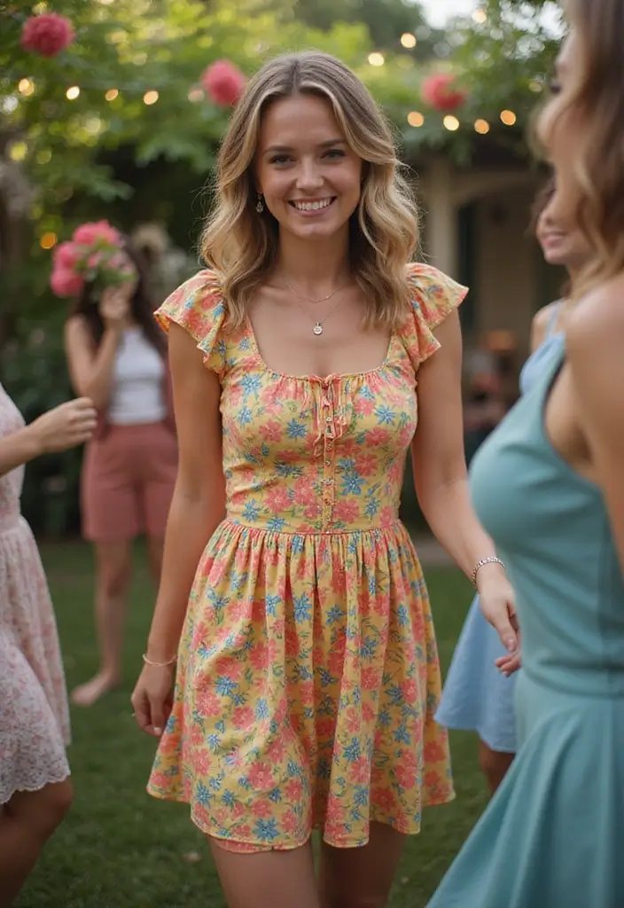 30 Wedding Guest Dresses for Summer That Are Stylish and Breezy - 19. Printed Cotton Dress