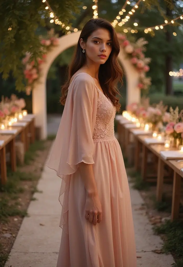 30 Wedding Guest Dresses for Summer That Are Stylish and Breezy - 20. Chiffon Overlay Dress