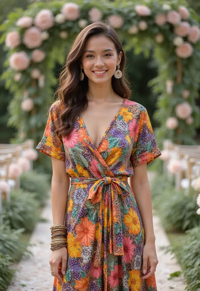 30 Wedding Guest Dresses for Summer That Are Stylish and Breezy - 3. Recycled Polyester Wrap Dress