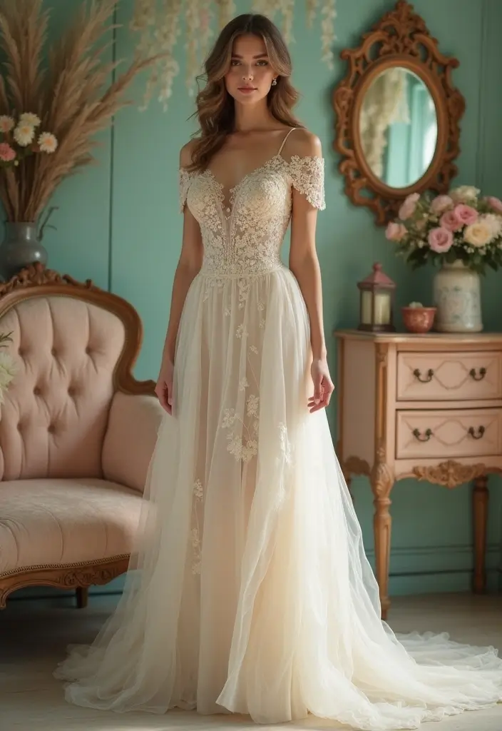 30 Wedding Guest Dresses for Summer That Are Stylish and Breezy - 7. Vintage-Inspired Gown