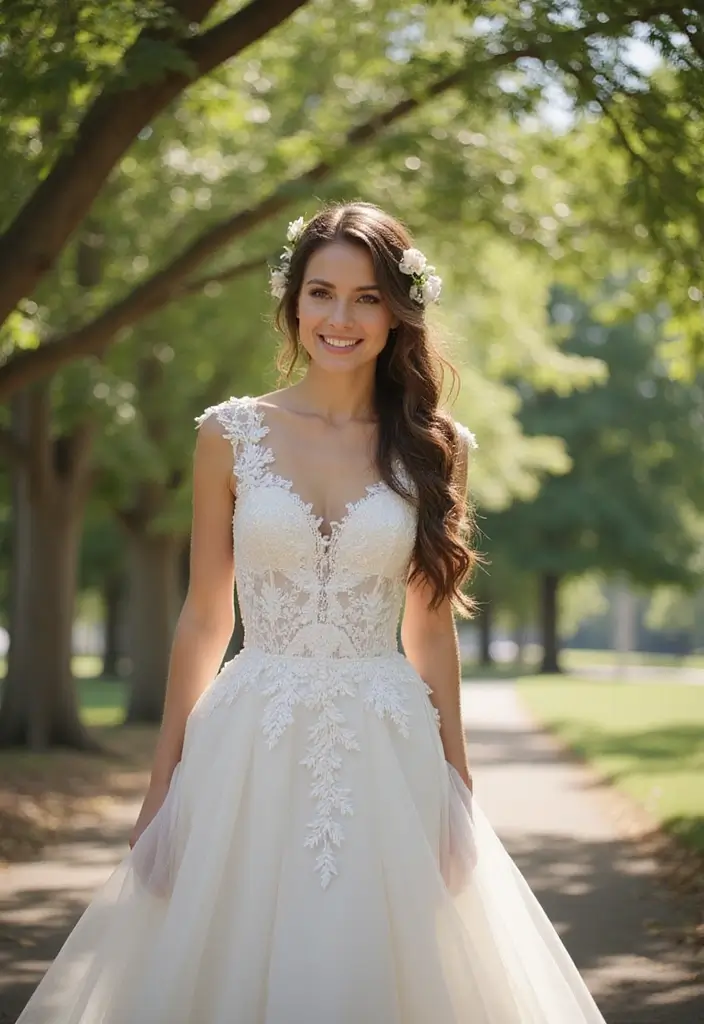 30 Wedding Hair Down Styles That Feel Natural and Beautiful - 22. Twisted Side Braid with Loose Hair