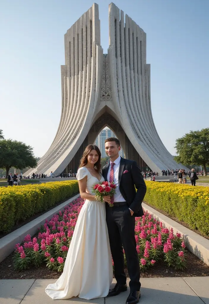 30 Wedding Photo Ideas That Will Make Your Big Day Unforgettable 11 30 Wedding Photo Ideas That Will Make Your Big Day Unforgettable - 11. Unique Architecture