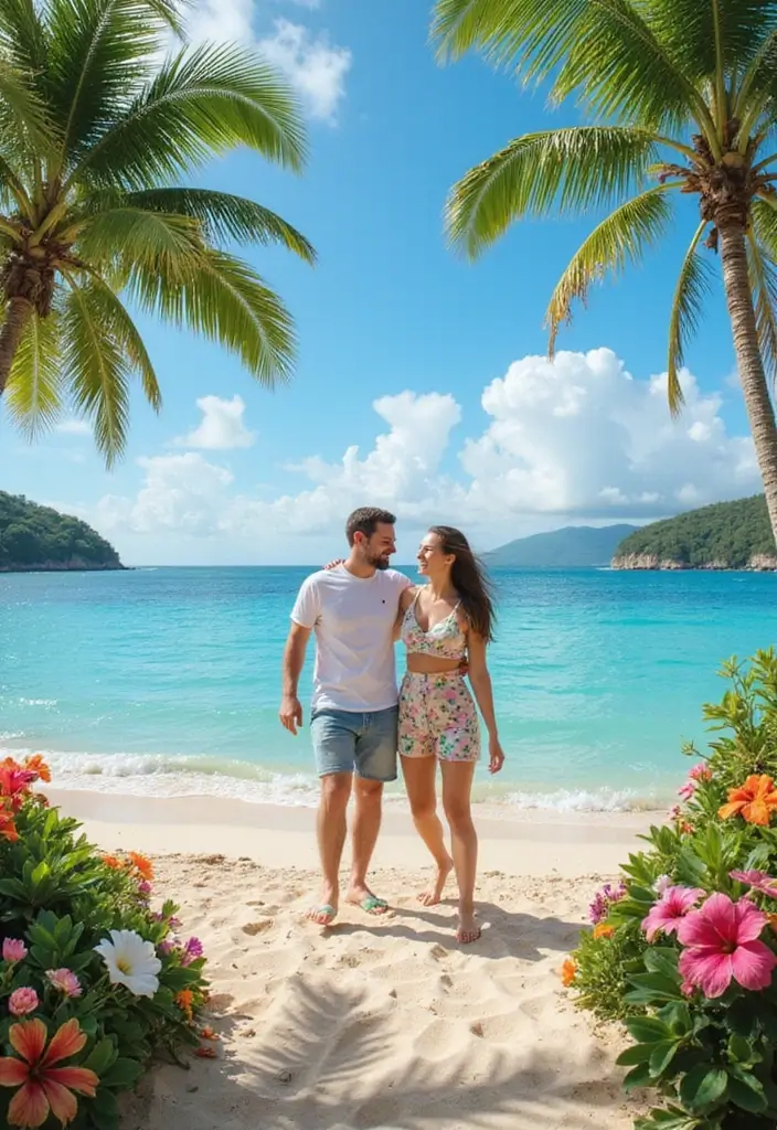 30 Wedding Photo Ideas That Will Make Your Big Day Unforgettable 13 30 Wedding Photo Ideas That Will Make Your Big Day Unforgettable - 13. Tropical Paradise