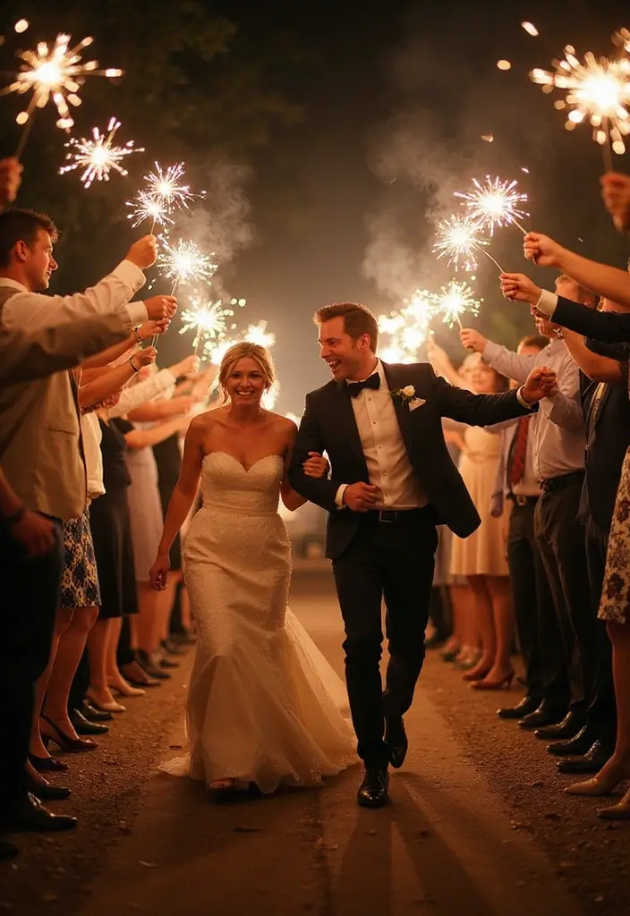 30 Wedding Photo Ideas That Will Make Your Big Day Unforgettable 16 30 Wedding Photo Ideas That Will Make Your Big Day Unforgettable - 16. Fun with Sparklers