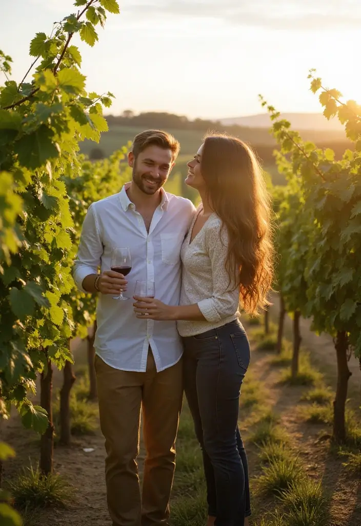 30 Wedding Photo Ideas That Will Make Your Big Day Unforgettable 4 30 Wedding Photo Ideas That Will Make Your Big Day Unforgettable - 4. Charming Vineyard Vows