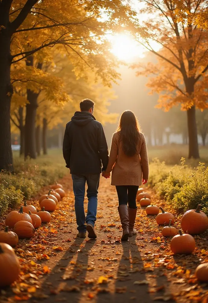 30 Wedding Photoshoot Ideas Every Couple Should Try at Least Once - 10. Autumn Aesthetics