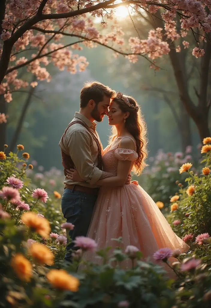 30 Wedding Photoshoot Ideas Every Couple Should Try at Least Once - 11. Whimsical Fairytale