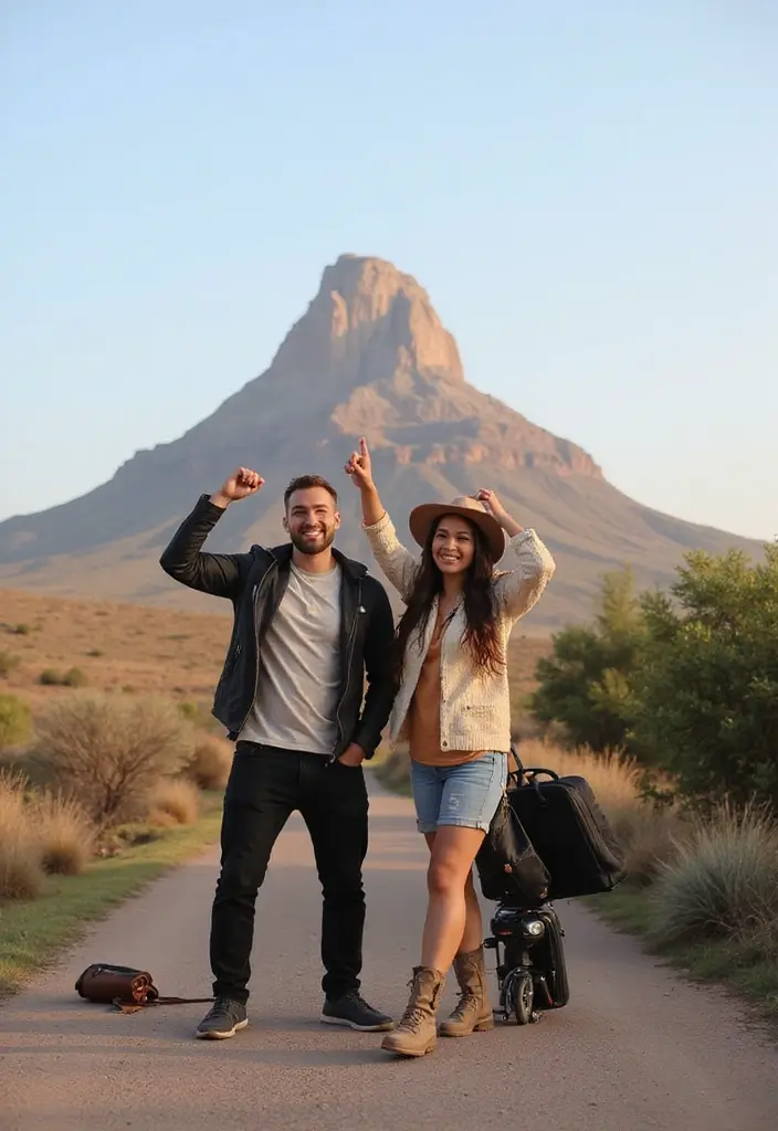30 Wedding Photoshoot Ideas Every Couple Should Try at Least Once - 21. Travel Lovers