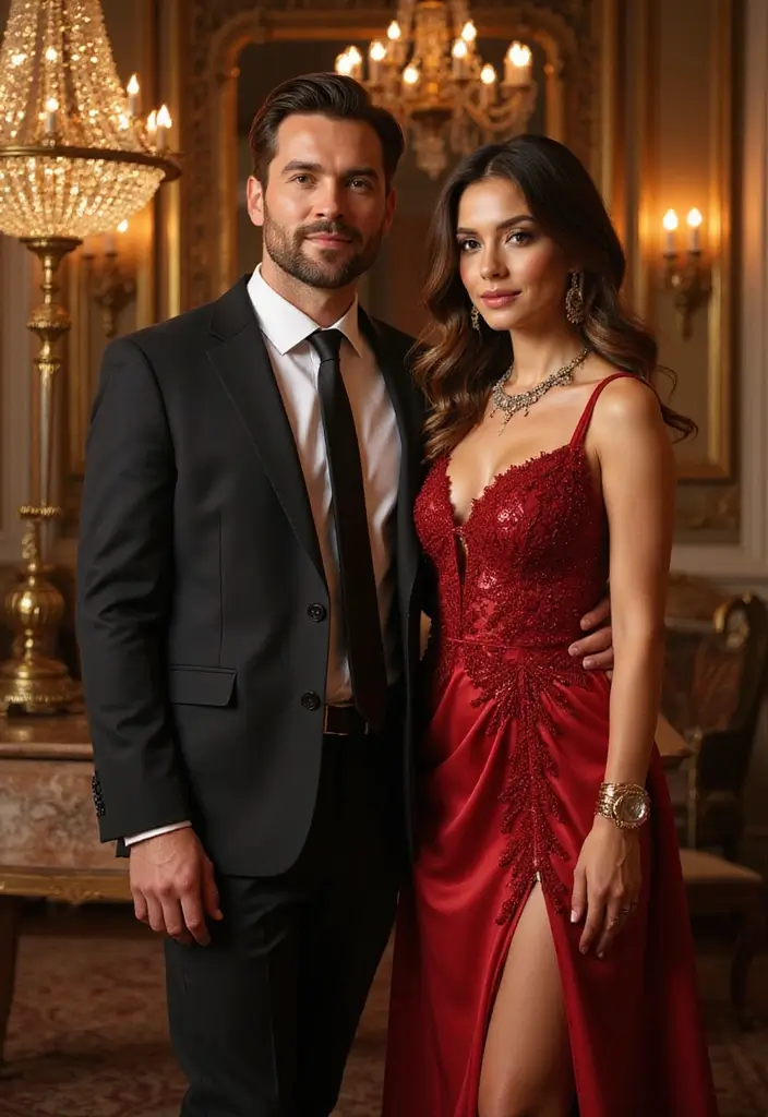 30 Wedding Photoshoot Ideas Every Couple Should Try at Least Once - 22. A Touch of Glamour