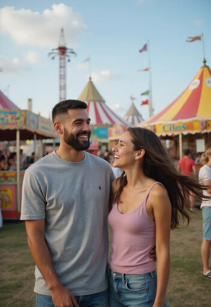 30 Wedding Photoshoot Ideas Every Couple Should Try at Least Once - 27. Colorful Carnival