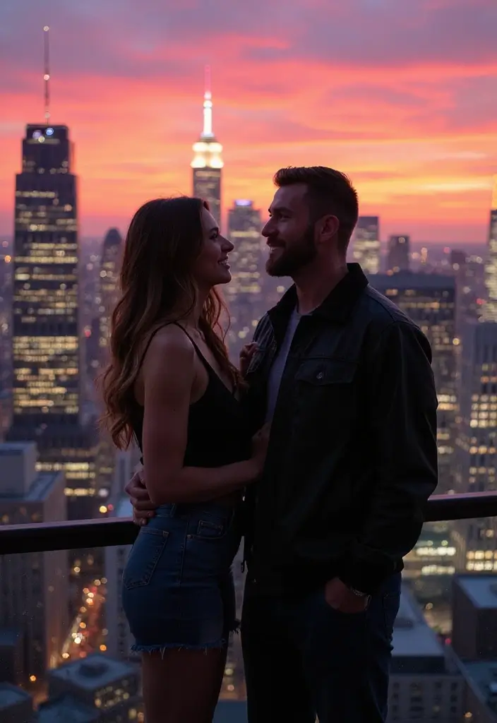 30 Wedding Photoshoot Ideas Every Couple Should Try at Least Once - 3. Cityscape Romance