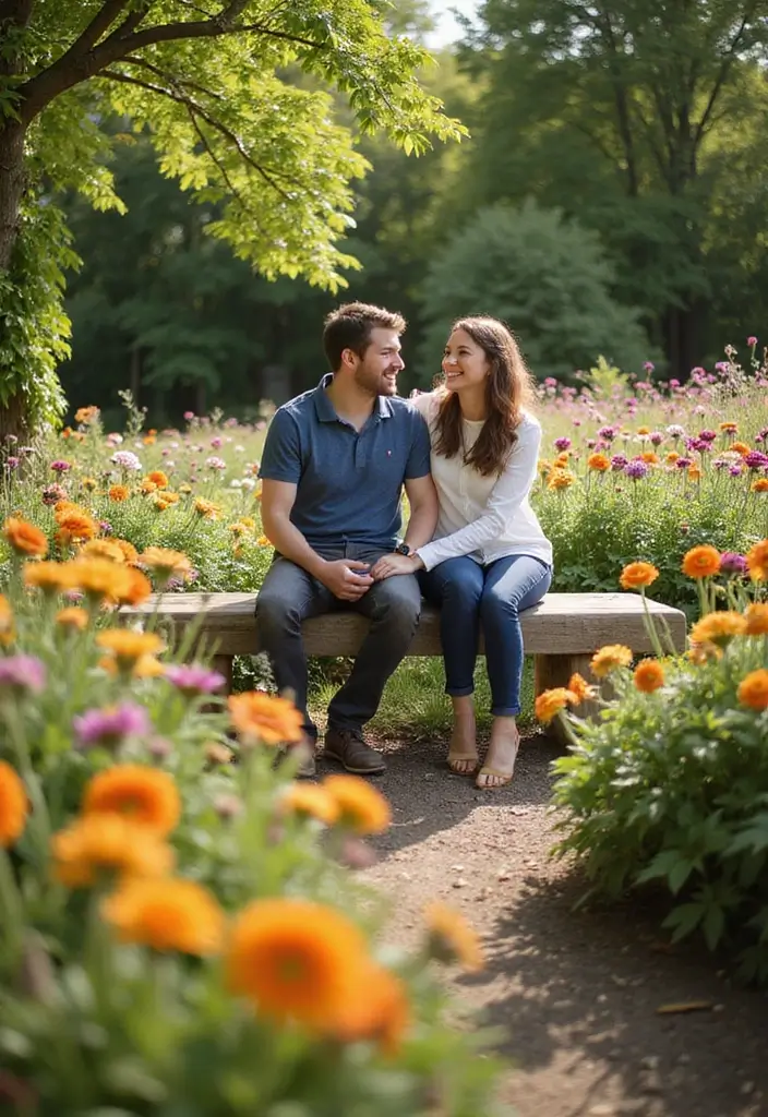 30 Wedding Photoshoot Ideas Every Couple Should Try at Least Once - 4. Enchanted Garden