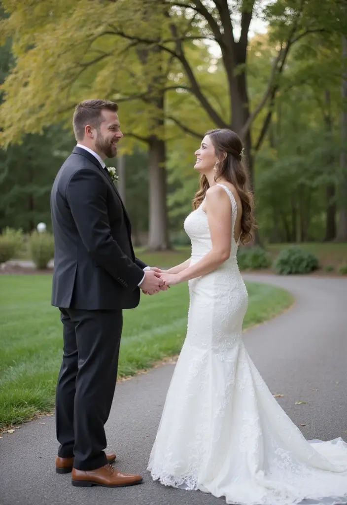 30 Wedding Picture Poses You’ll Want to Save for Your Photographer - 11. The First Look