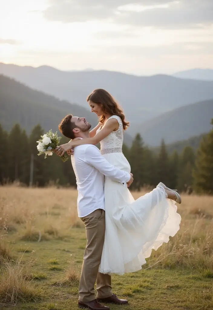 30 Wedding Picture Poses You’ll Want to Save for Your Photographer - 13. The Romantic Dip