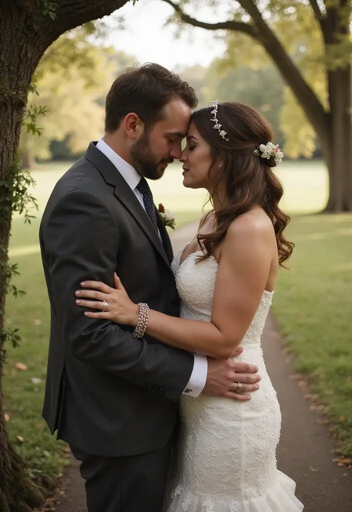 30 Wedding Picture Poses You’ll Want to Save for Your Photographer - 14. The Sweet Squeeze