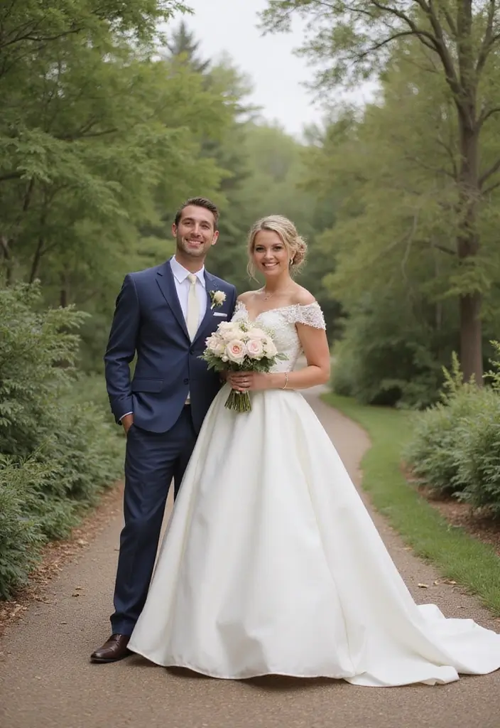 30 Wedding Picture Poses You’ll Want to Save for Your Photographer - 19. The Traditional Pose
