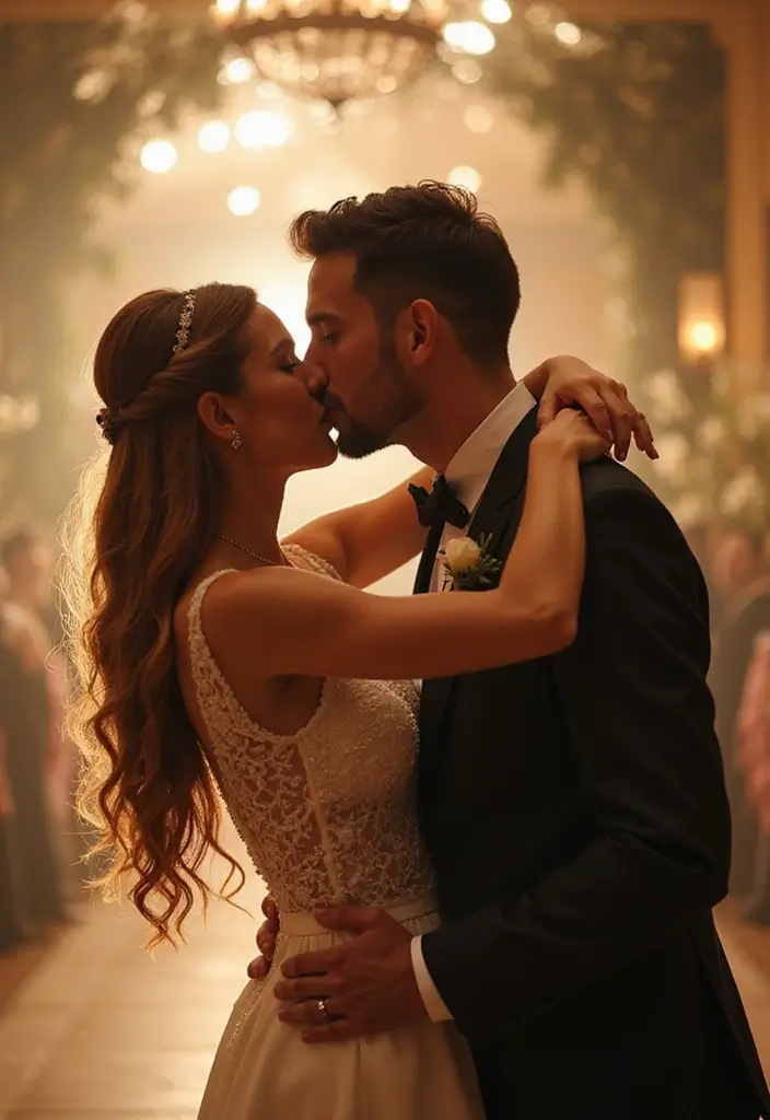 30 Wedding Picture Poses You’ll Want to Save for Your Photographer - 29. The Last Kiss