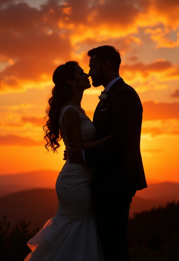 30 Wedding Picture Poses You’ll Want to Save for Your Photographer - 8. Silhouette Love
