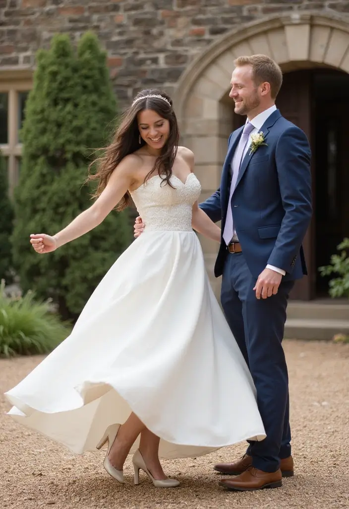 30 Wedding Picture Poses You’ll Want to Save for Your Photographer - 9. The Spin
