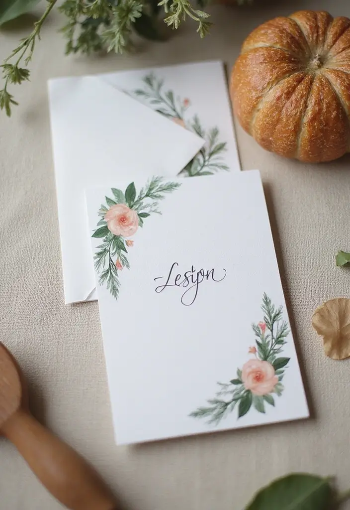 30 Wedding Reception Ideas Guests Will Remember Forever - 11. Eco-Friendly Invitation Cards