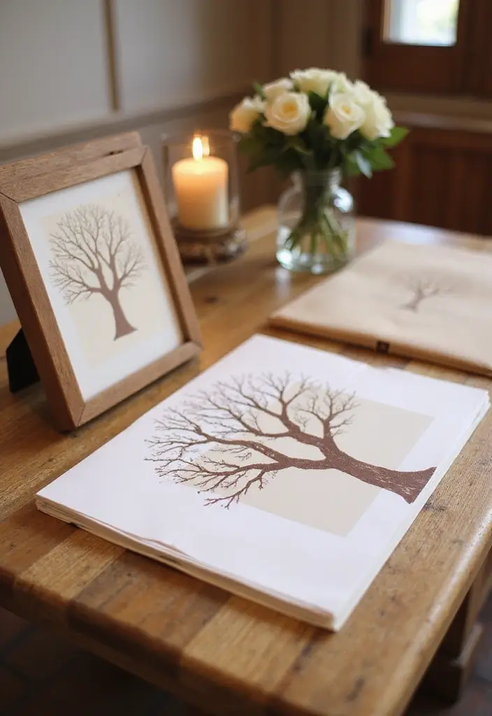 30 Wedding Reception Ideas Guests Will Remember Forever - 17. Handcrafted Guest Book Alternatives