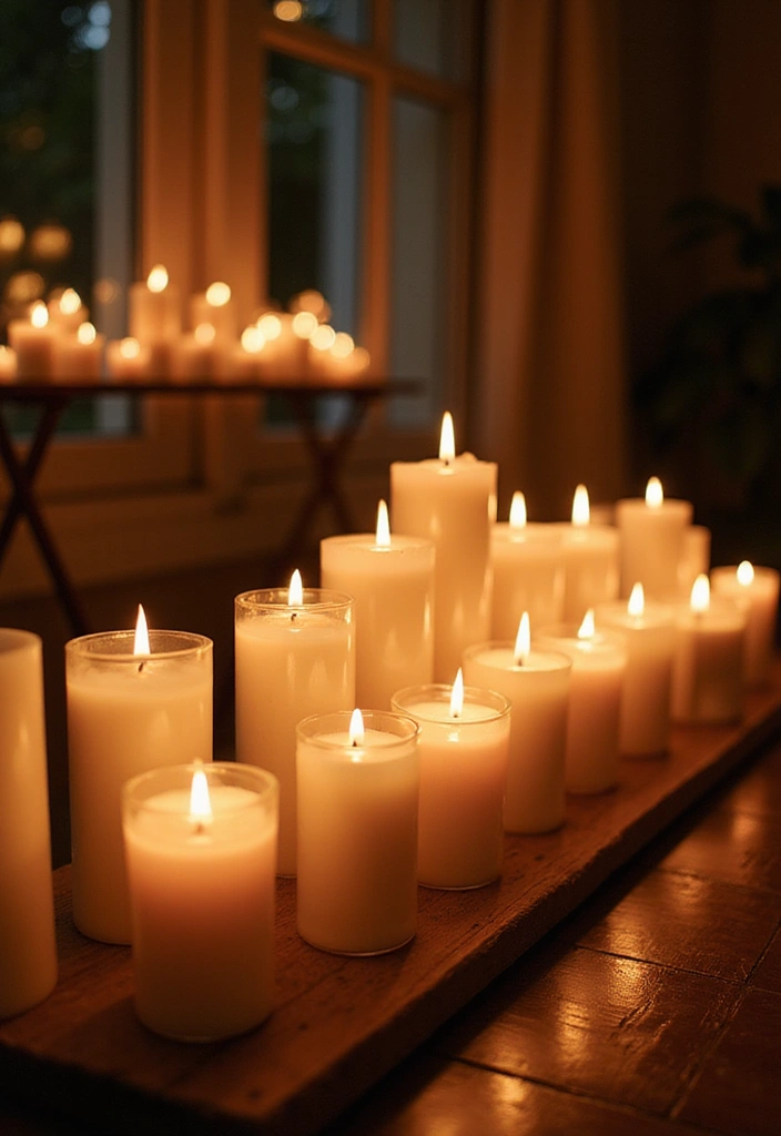 30 Wedding Stage Decorations That Transform Any Venue Into a Fairytale 10 30 Wedding Stage Decorations That Transform Any Venue Into a Fairytale - 10. Candlelit Vibe