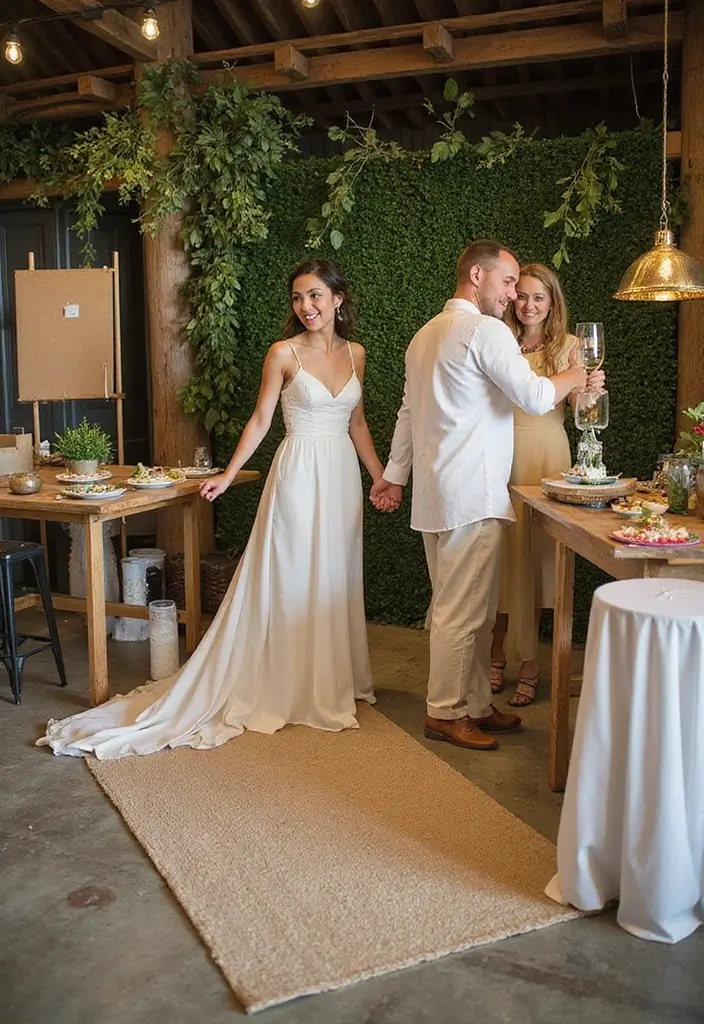 30 Wedding Stage Decorations That Transform Any Venue Into a Fairytale 27 30 Wedding Stage Decorations That Transform Any Venue Into a Fairytale - 27. Interactive Photo Stations