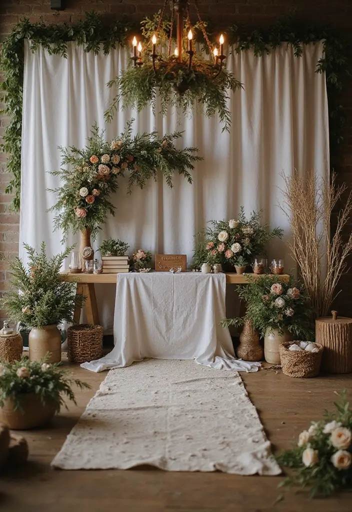 30 Wedding Stage Decorations That Transform Any Venue Into a Fairytale 28 30 Wedding Stage Decorations That Transform Any Venue Into a Fairytale - 28. Personal Ceremony Altars