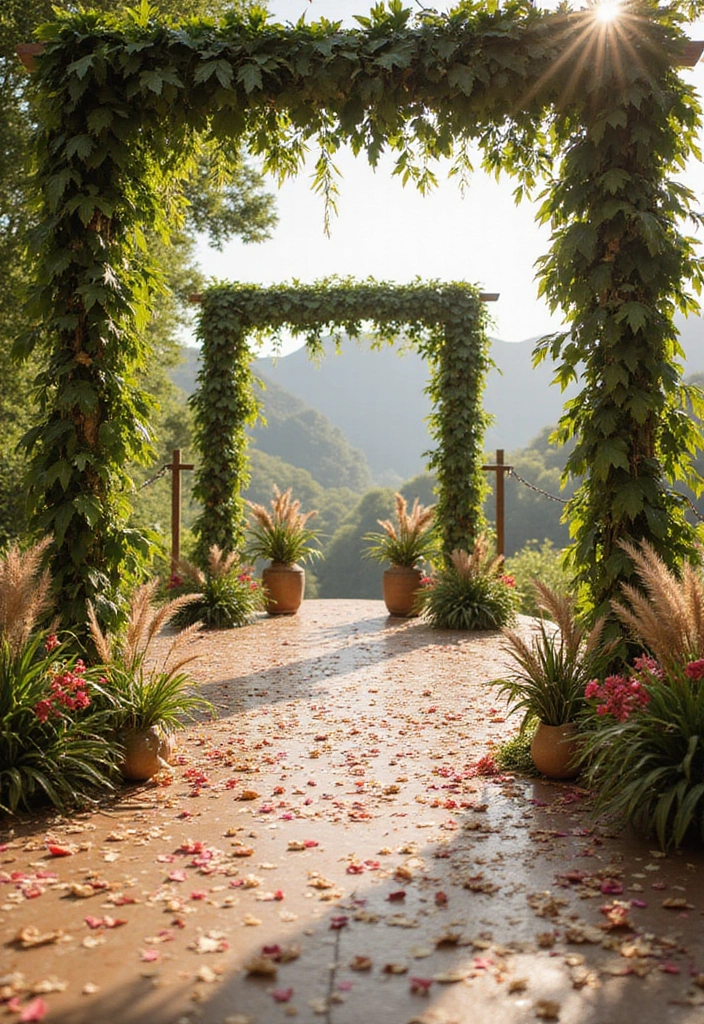 30 Wedding Stage Decorations That Transform Any Venue Into a Fairytale 9 30 Wedding Stage Decorations That Transform Any Venue Into a Fairytale - 9. Eco-Friendly Confetti