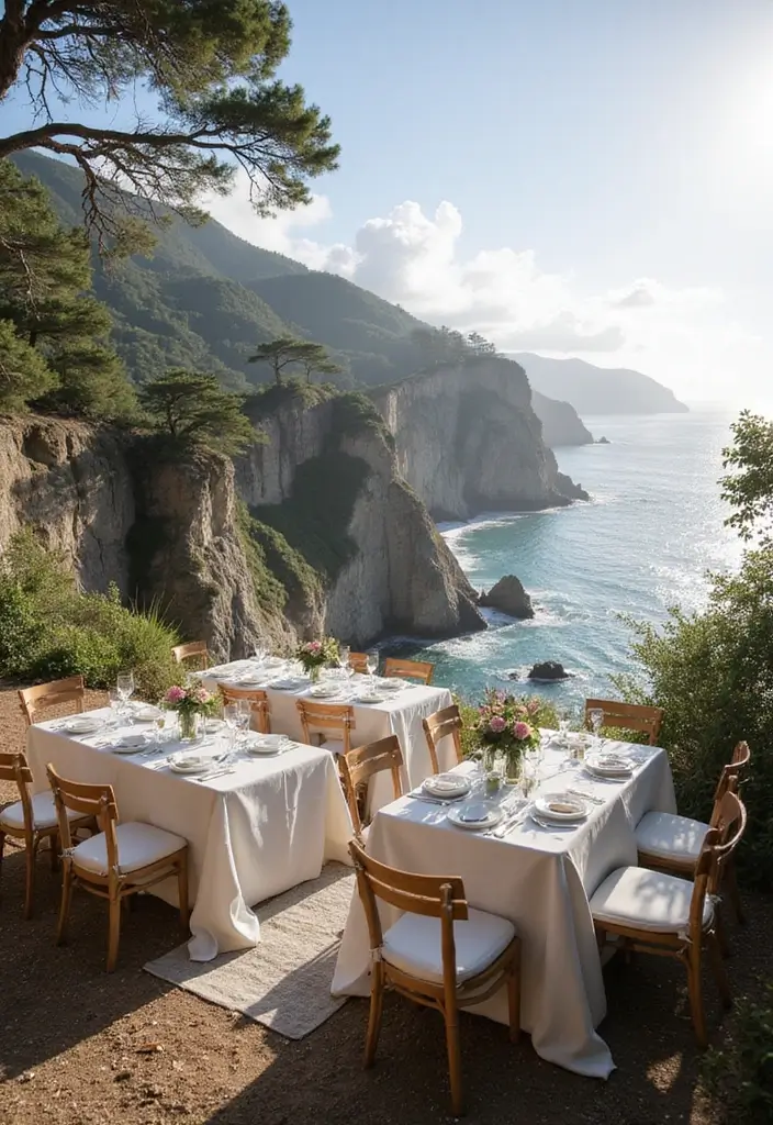 30 Wedding Venue Ideas That Suit Every Style and Budget 16 30 Wedding Venue Ideas That Suit Every Style and Budget - 16. Artful Beach Cliffs