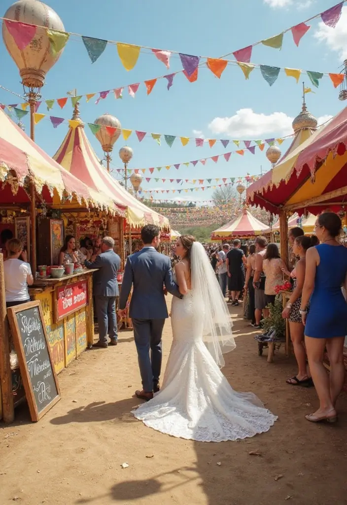 30 Wedding Venue Ideas That Suit Every Style and Budget 25 30 Wedding Venue Ideas That Suit Every Style and Budget - 25. Artistic Fairgrounds