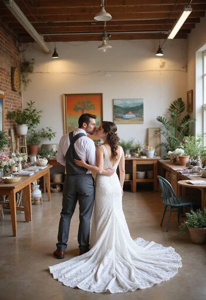 30 Wedding Venue Ideas That Suit Every Style and Budget 26 30 Wedding Venue Ideas That Suit Every Style and Budget - 26. Local Artisan Studios