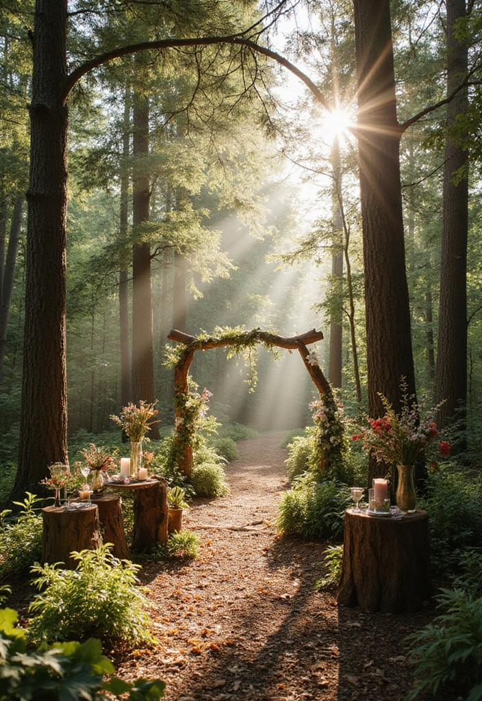 30 Wedding Venue Ideas That Suit Every Style and Budget 3 30 Wedding Venue Ideas That Suit Every Style and Budget - 3. Enchanted Forest Ceremonies