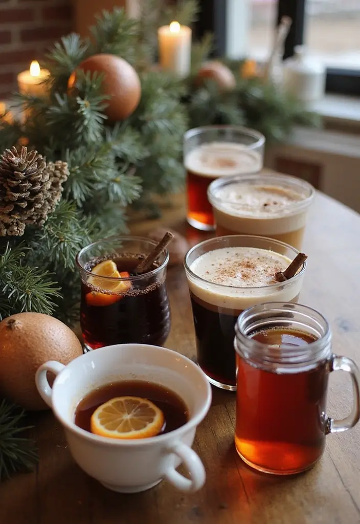 30 Winter Wedding Ideas That Feel Magical and Cozy - 12. Warm Welcome Drinks