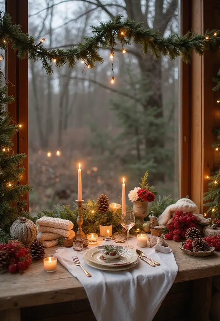 30 Winter Wedding Ideas That Feel Magical and Cozy - 30. Final Touches with Seasonal Decor